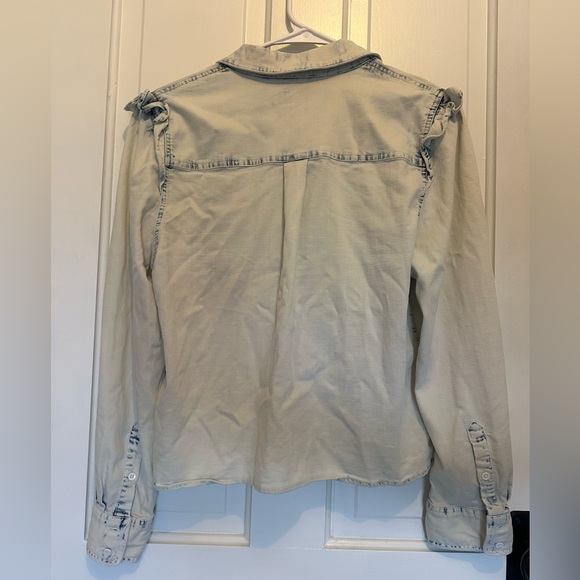 Alice and Olivia Ruffle Trimmed Shirt - Picture 2 of 3